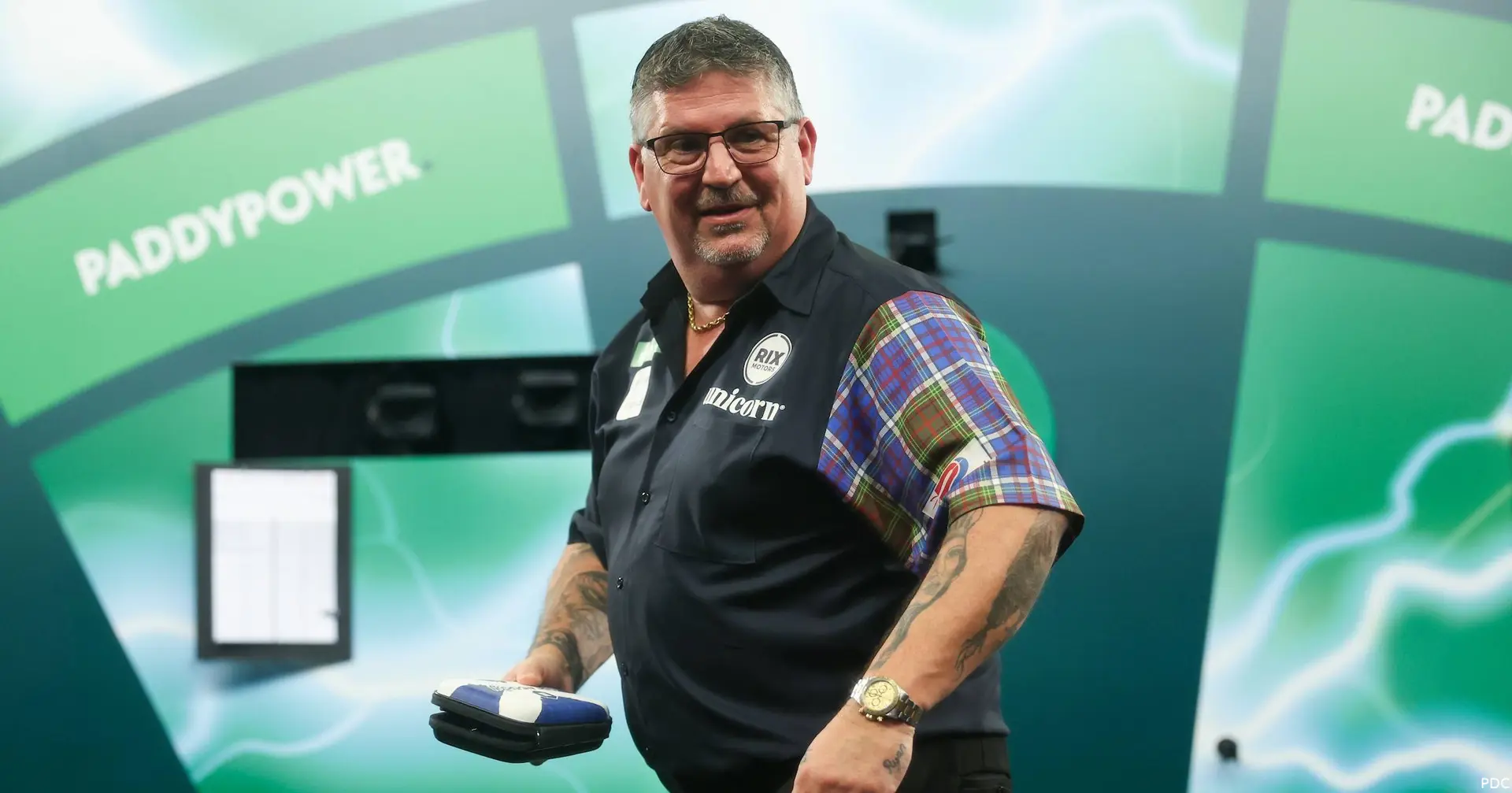 Gary Anderson on the Ally Pally stage