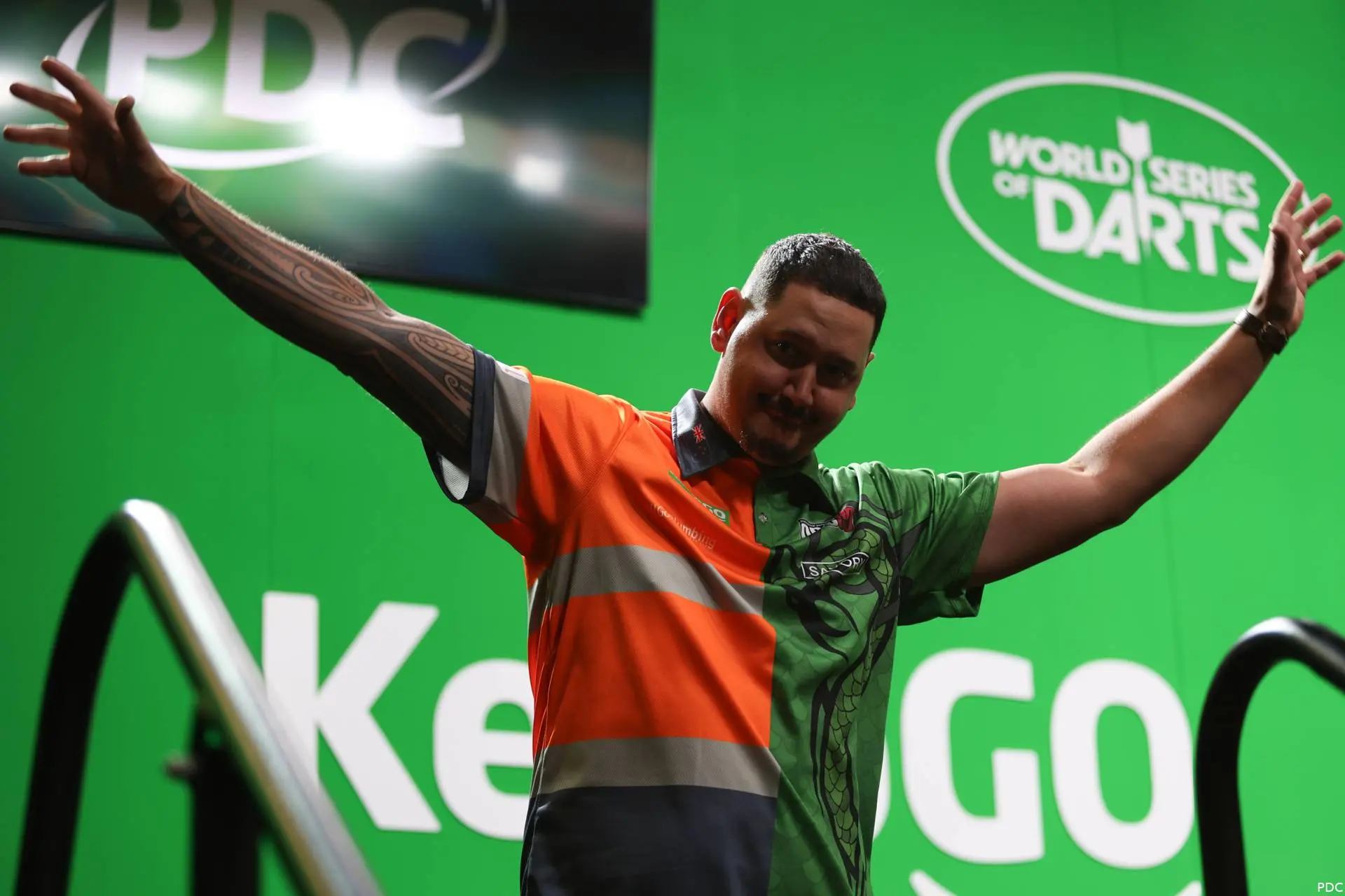 Ben Robb at the 2026 Australian Darts Masters