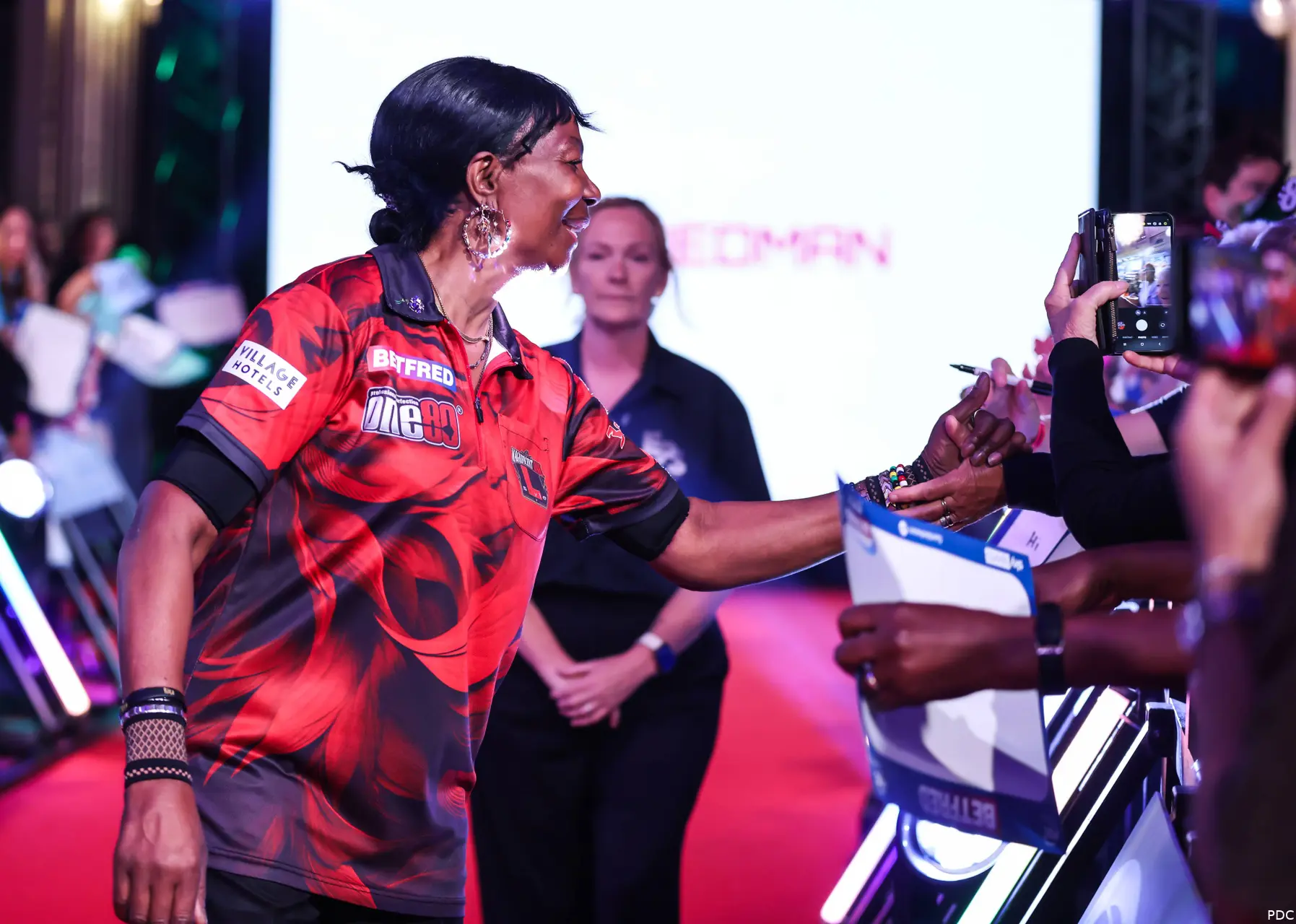 Deta Hedman at the 2026 Women’s World Matchplay