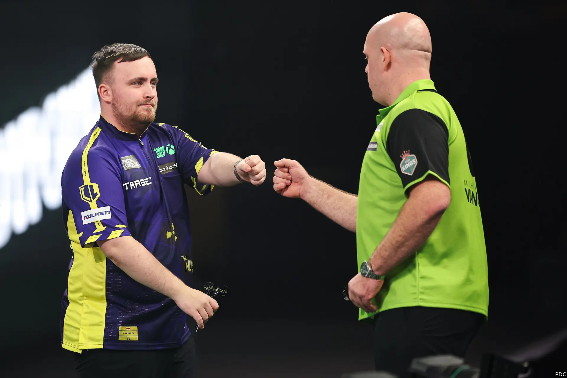 luke littler michael van gerwen 1