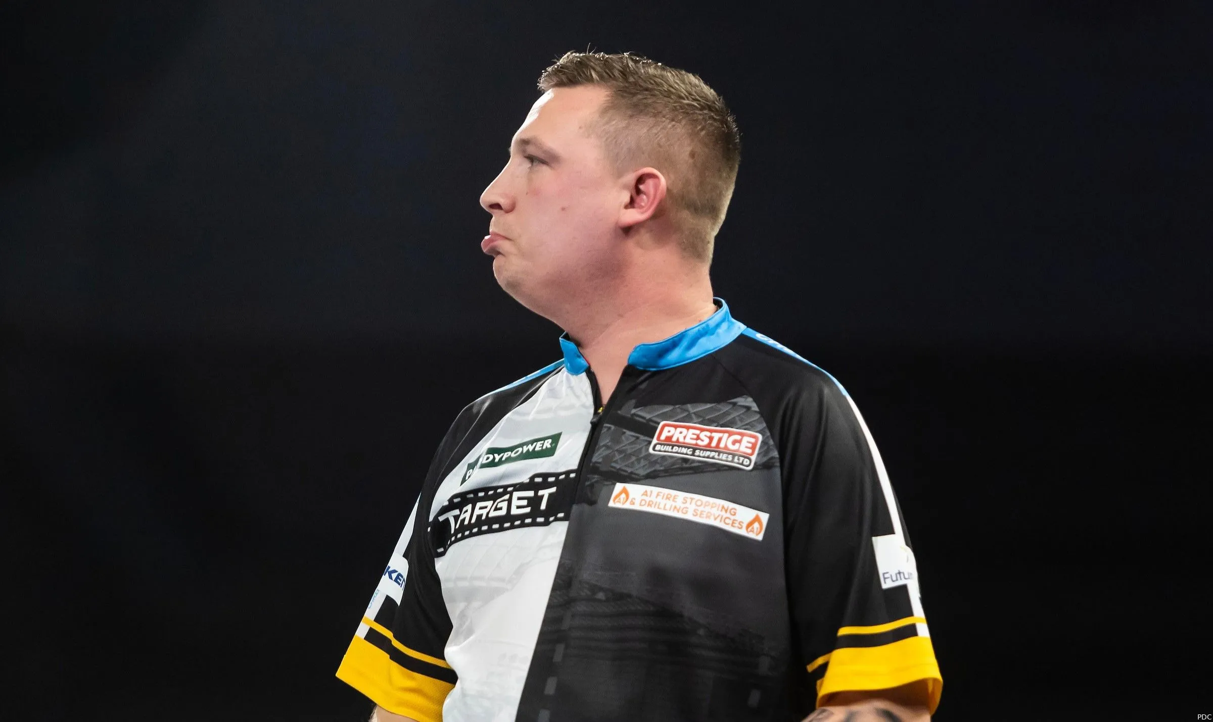 Classy Chris Dobey survives Alexander Merkx test at PDC World Darts