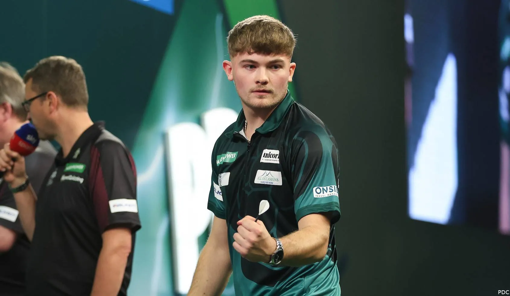 Charlie Manby at Ally Pally