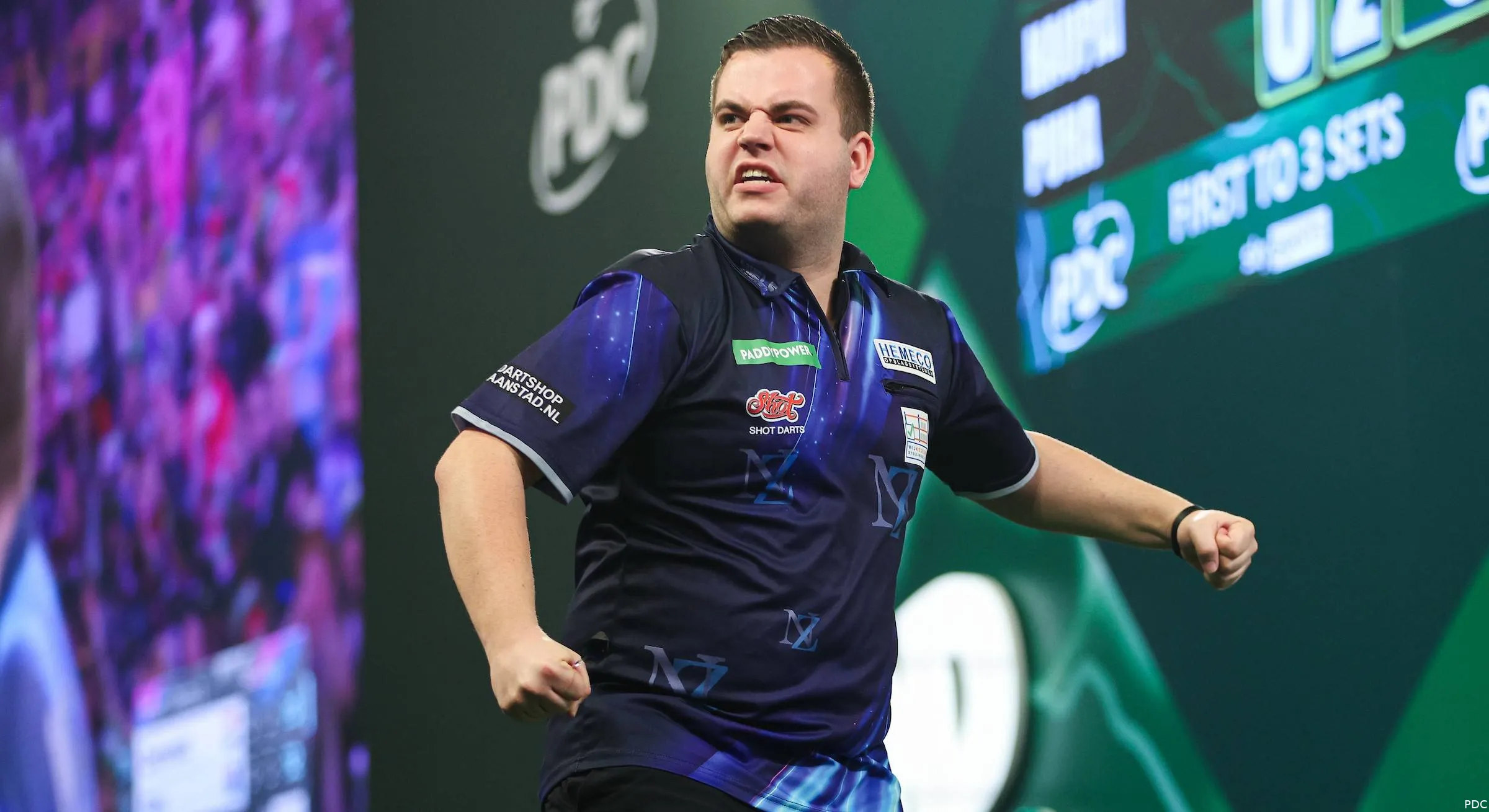 Niels Zonneveld is into the second round