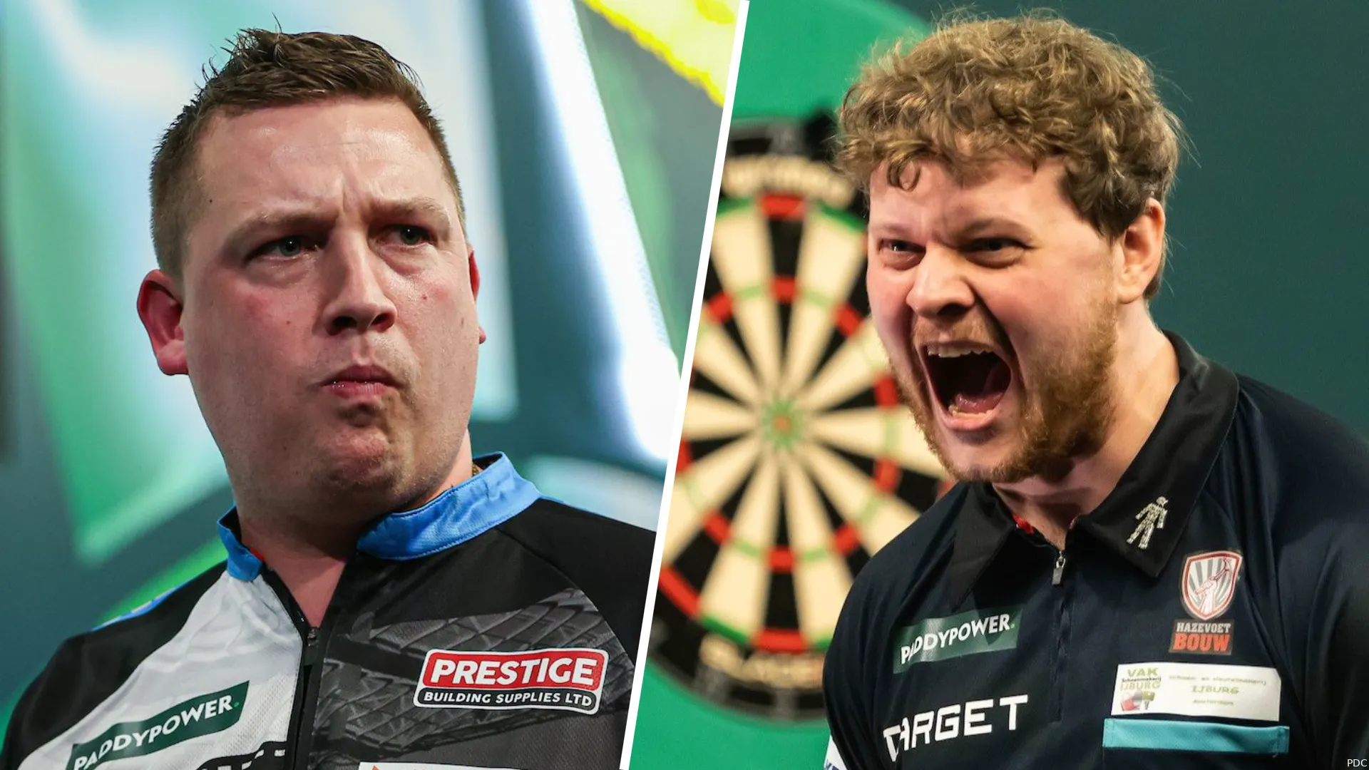 Speelschema WK Darts 2025 op maandagmiddag Doets strijdt tegen Dobey