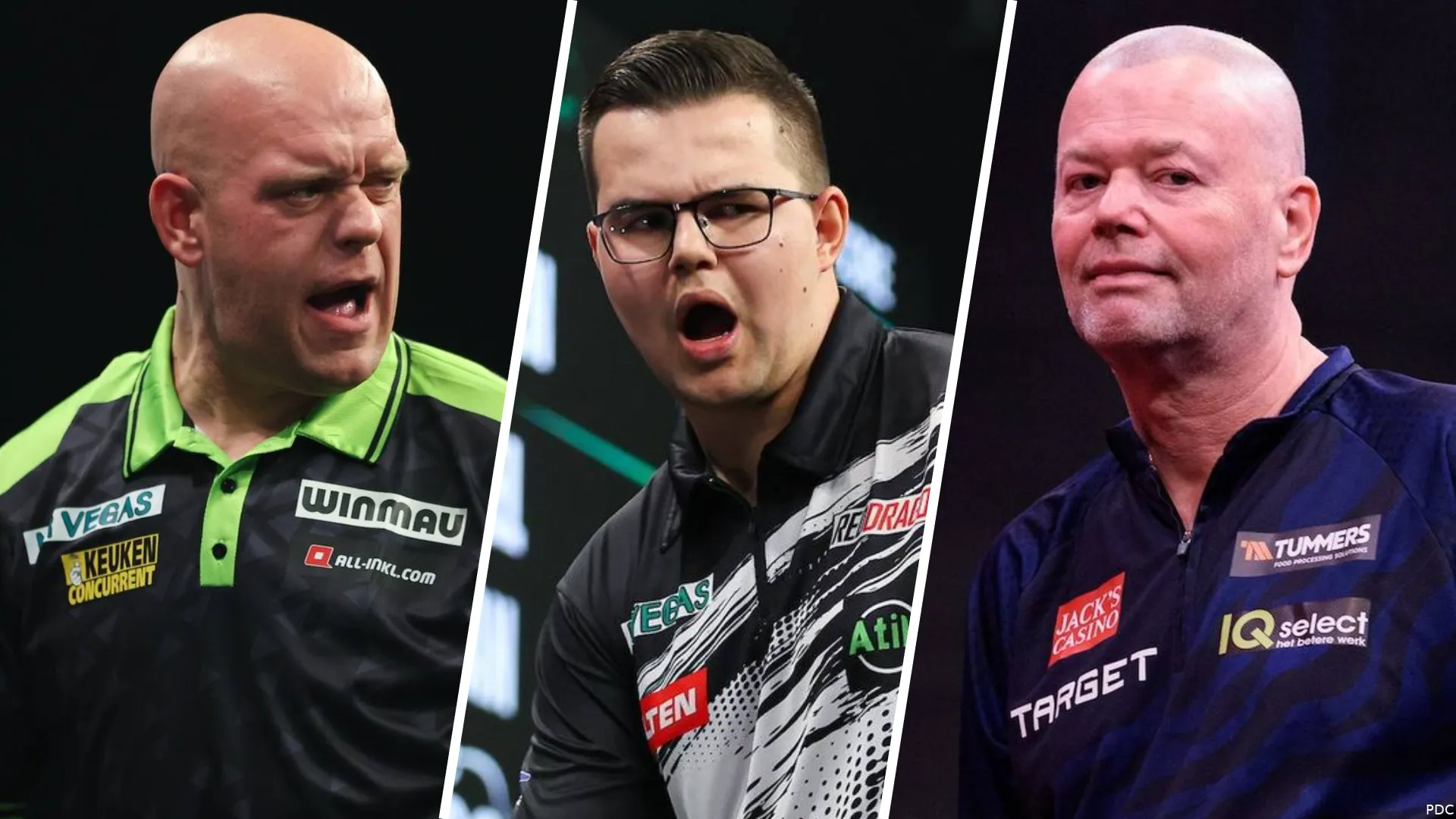 Michael van Gerwen, Gian van Veen & Raymond van Barneveld