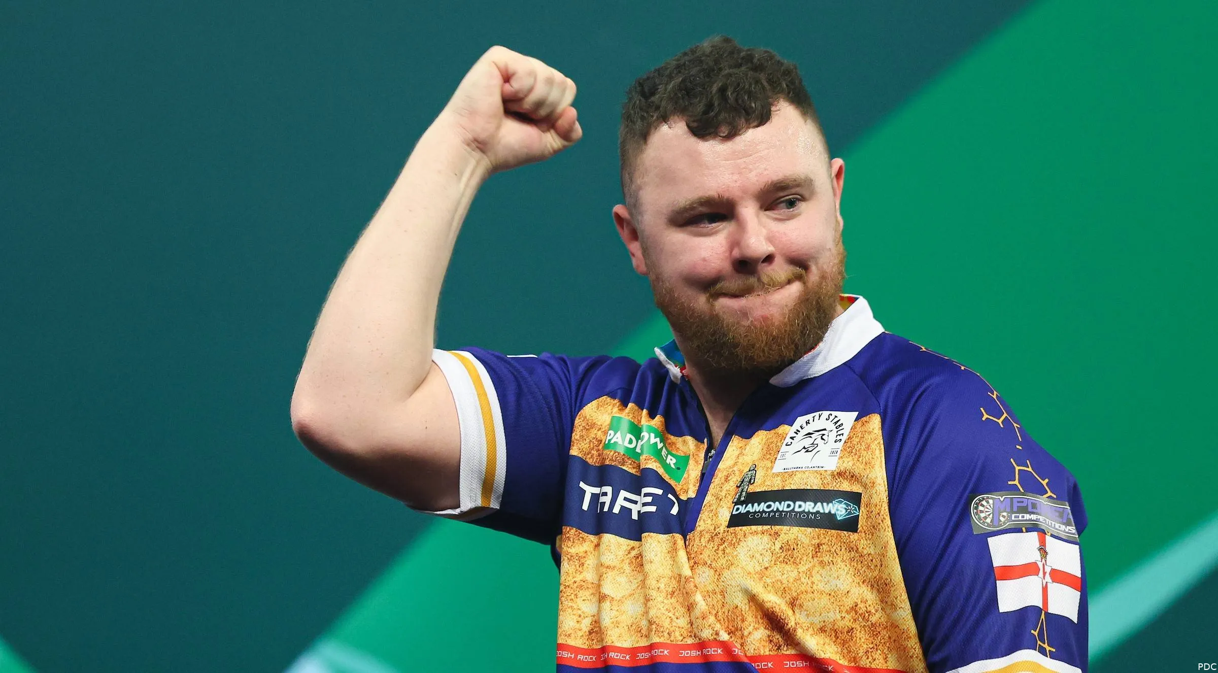 Josh Rock op het WK-podium