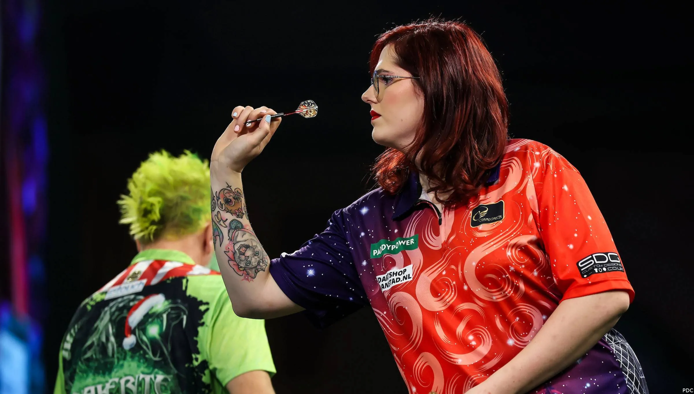 Noa-Lynn van Leuven & Peter Wright