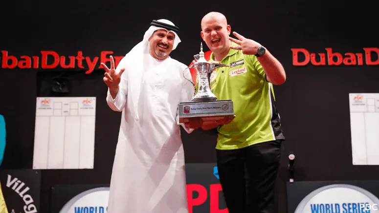 michael van gerwen dubai duty free darts masters courtesy of dubai duty free 1g5fagmpvxiey1k7l3vs3wnl6a