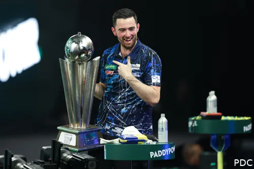 Humphries took his first World Championship title at the Ally Pally in January&nbsp;