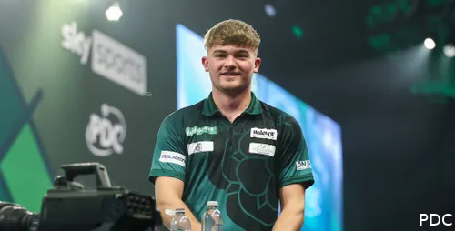 Charlie Manby looks on after win.