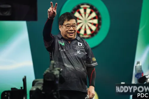 Paul Lim greets the crowd