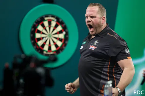 Dirk van Duijvenbode pumps his fists