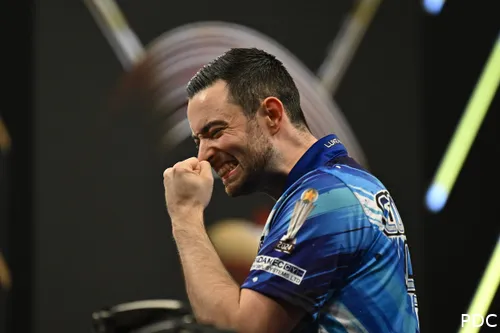 Luke Humphries on Night Seven of the 2026 Premier League Darts in Dublin