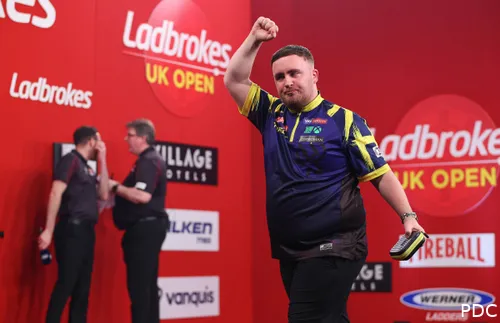 Luke Littler at the 2026 UK Open