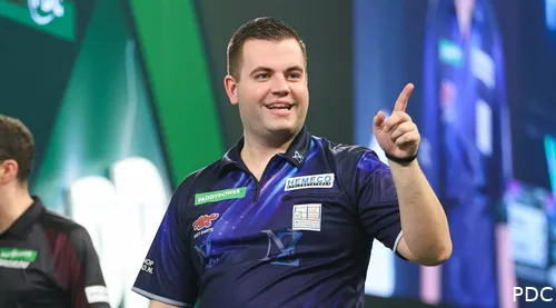 Niels Zonneveld bei der vergangenen Darts-WM