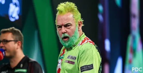 Peter Wright bei der PDC Darts WM 2026