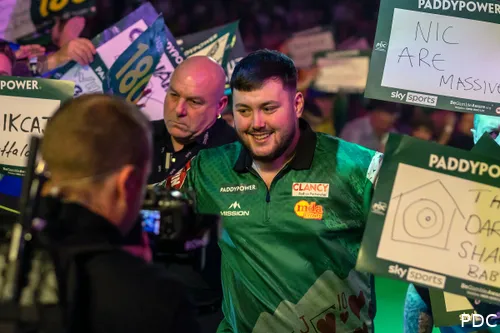 Dylan Slevin mag het nu opnemen tegen Dimitri Van den Bergh