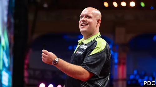Michael van Gerwen bleef steken in de tweede ronde van de World Matchplay