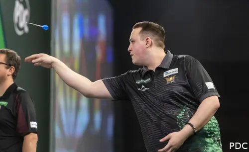 Rhys Griffin in actie