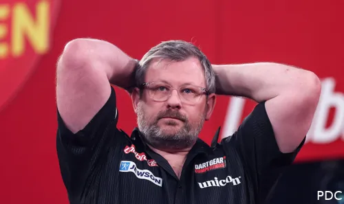James Wade verbijt de ontgoocheling