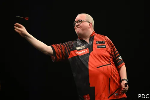 Stephen Bunting in actie
