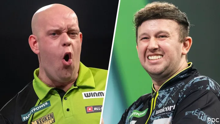 Michael van Gerwen takes on Callan Rydz in quarter-finals