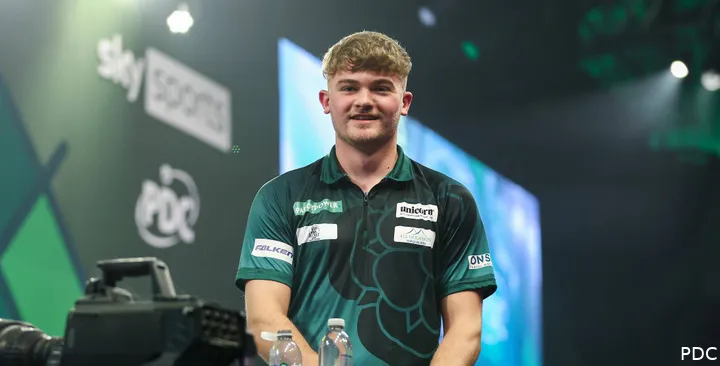 Charlie Manby looks on after win.