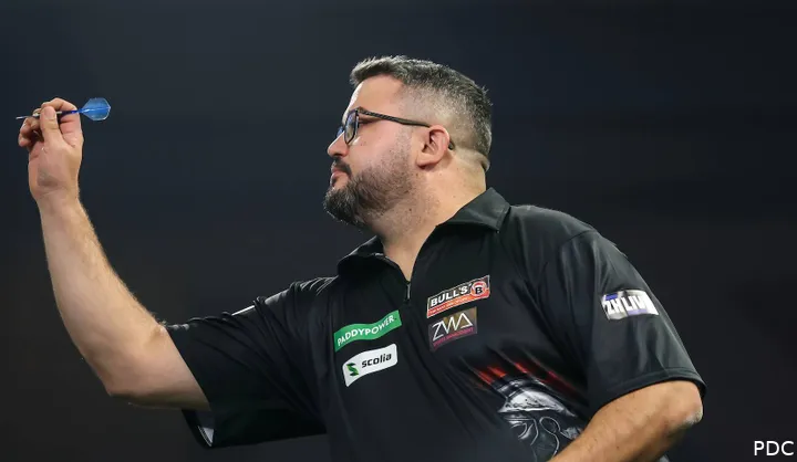 Cristo Reyes in action at the Alexandra Palace&nbsp;