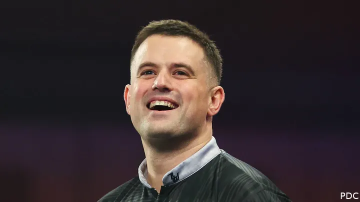 Luke Woodhouse smiling and beaming with joy