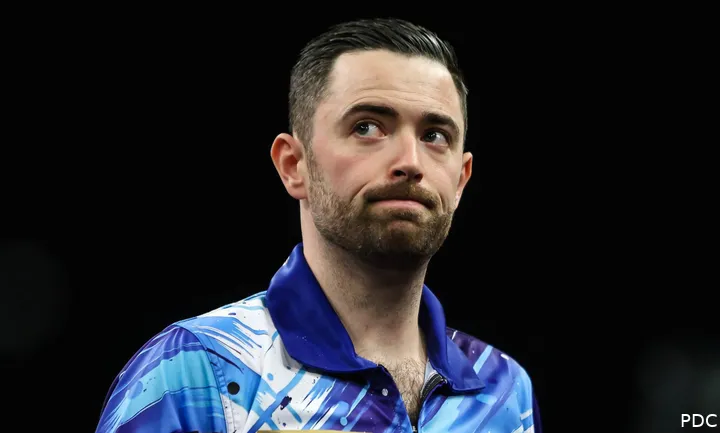 Luke Humphries on night 10 of the 2026 Premier League Darts