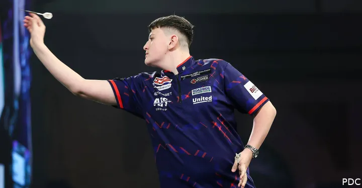 Mitchell Lawrie ist die aktuelle Nummer eins der WDF-Weltrangliste