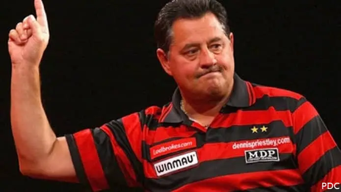 Dennis Priestley jubelt