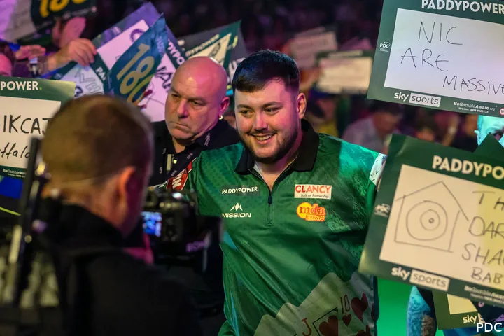 Dylan Slevin mag het nu opnemen tegen Dimitri Van den Bergh