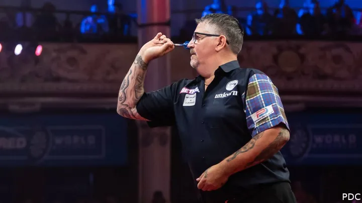 Gary Anderson in actie