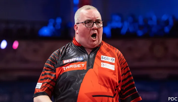 Stephen Bunting won deze week Players Championship 25