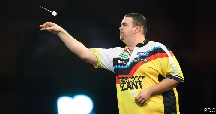 Gabriel Clemens in actie op het WK-podium