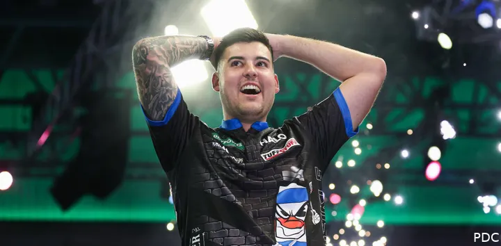 Ryan Meikle na zijn 3-2 zege tegen Jonny Tata