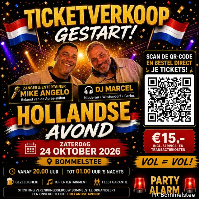 Hollandse avond in de Bommelstee