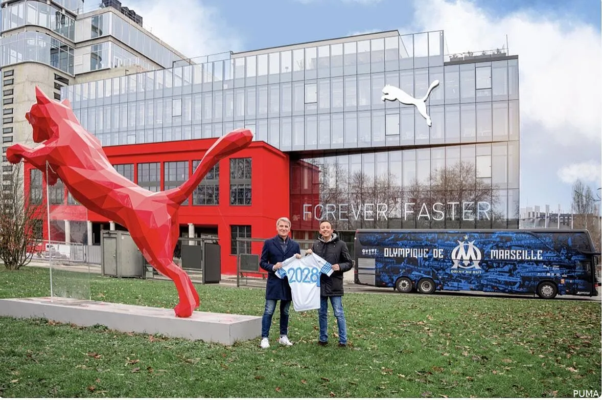 officiel l om prolonge avec puma jusqu en 2028 puma 330427