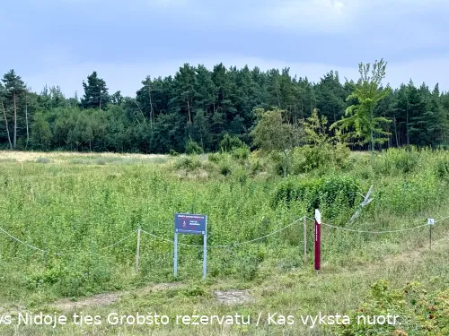 Paplūdimys Nidoje ties Grobšto rezervatu / Kas vyksta nuotr.