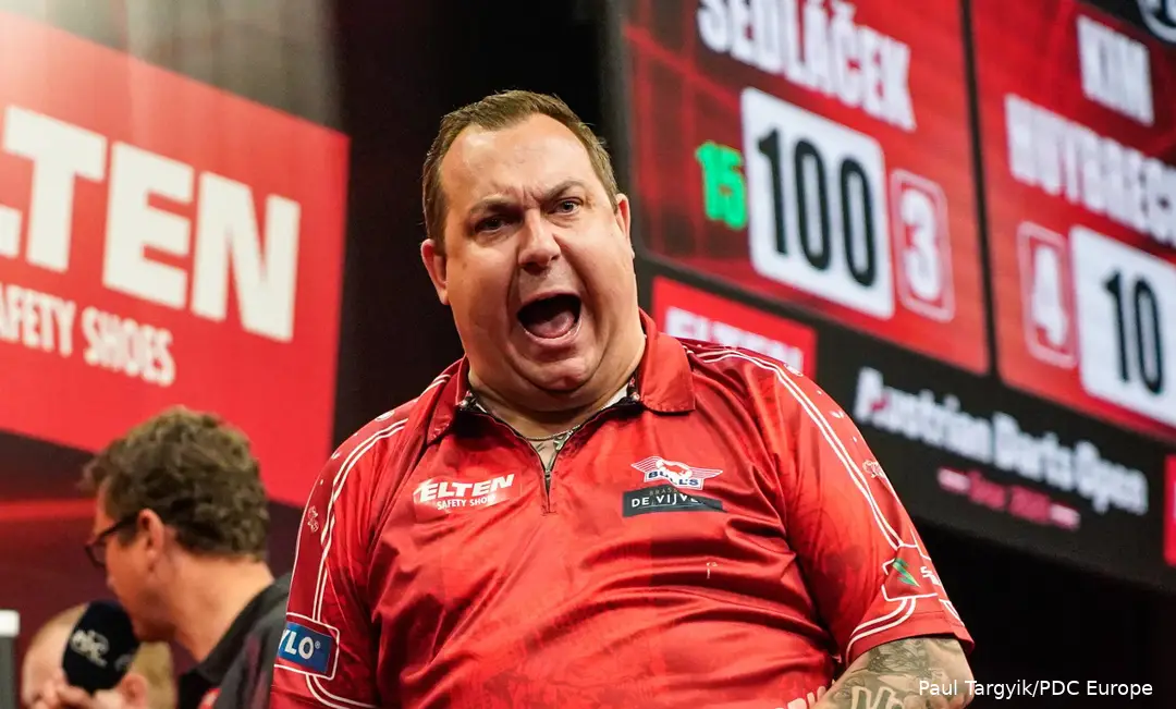 Kim Huybrechts schreit seinen Jubel heraus