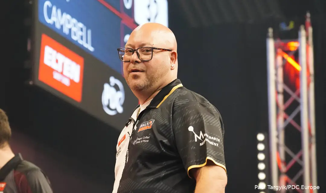 Patrick Geeraets in actie op het podium