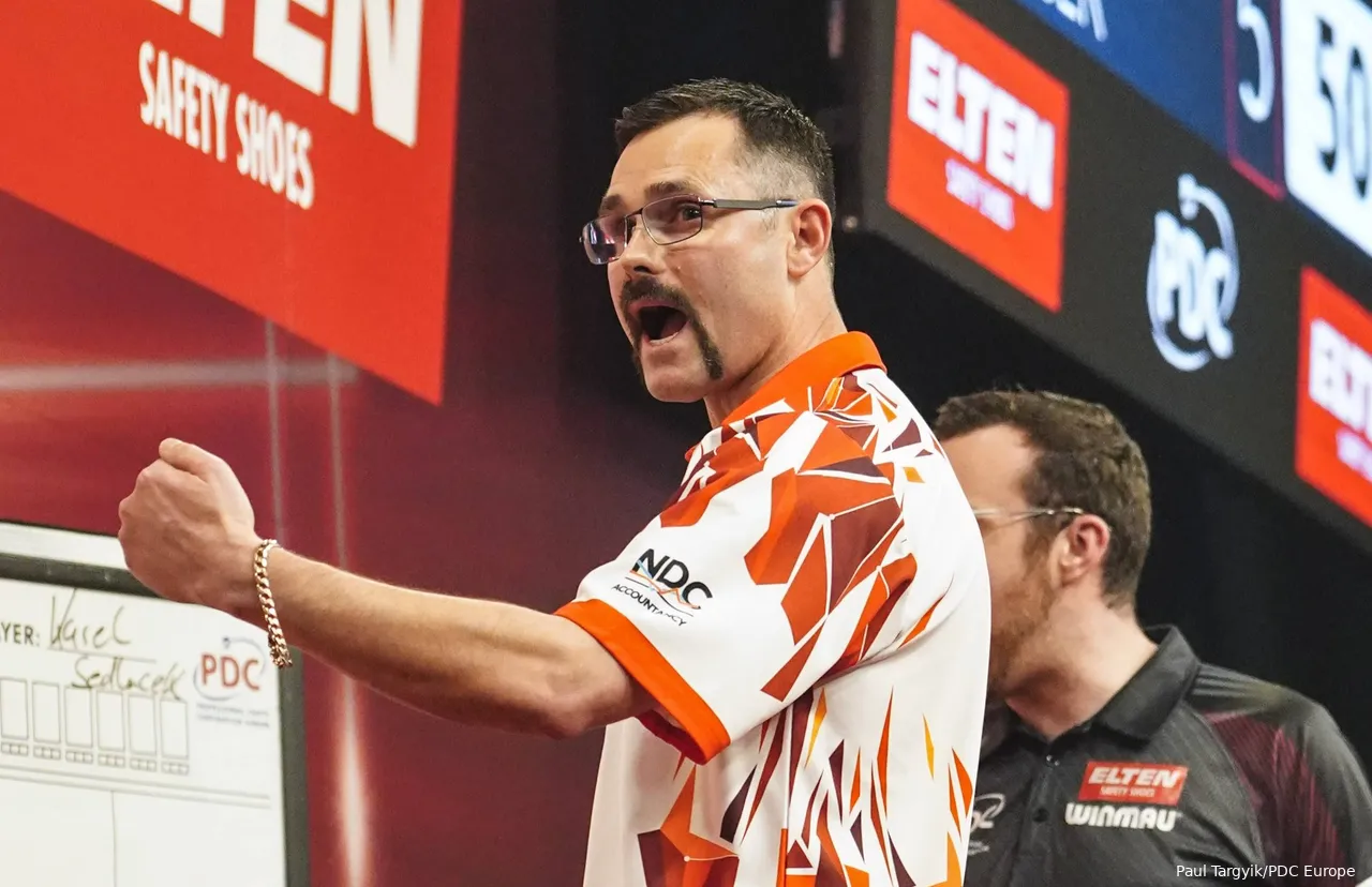 Damon Heta gelang beim Brisbane Darts Masters 2019 bereits früh in seiner Karriere ein World-Series-Coup