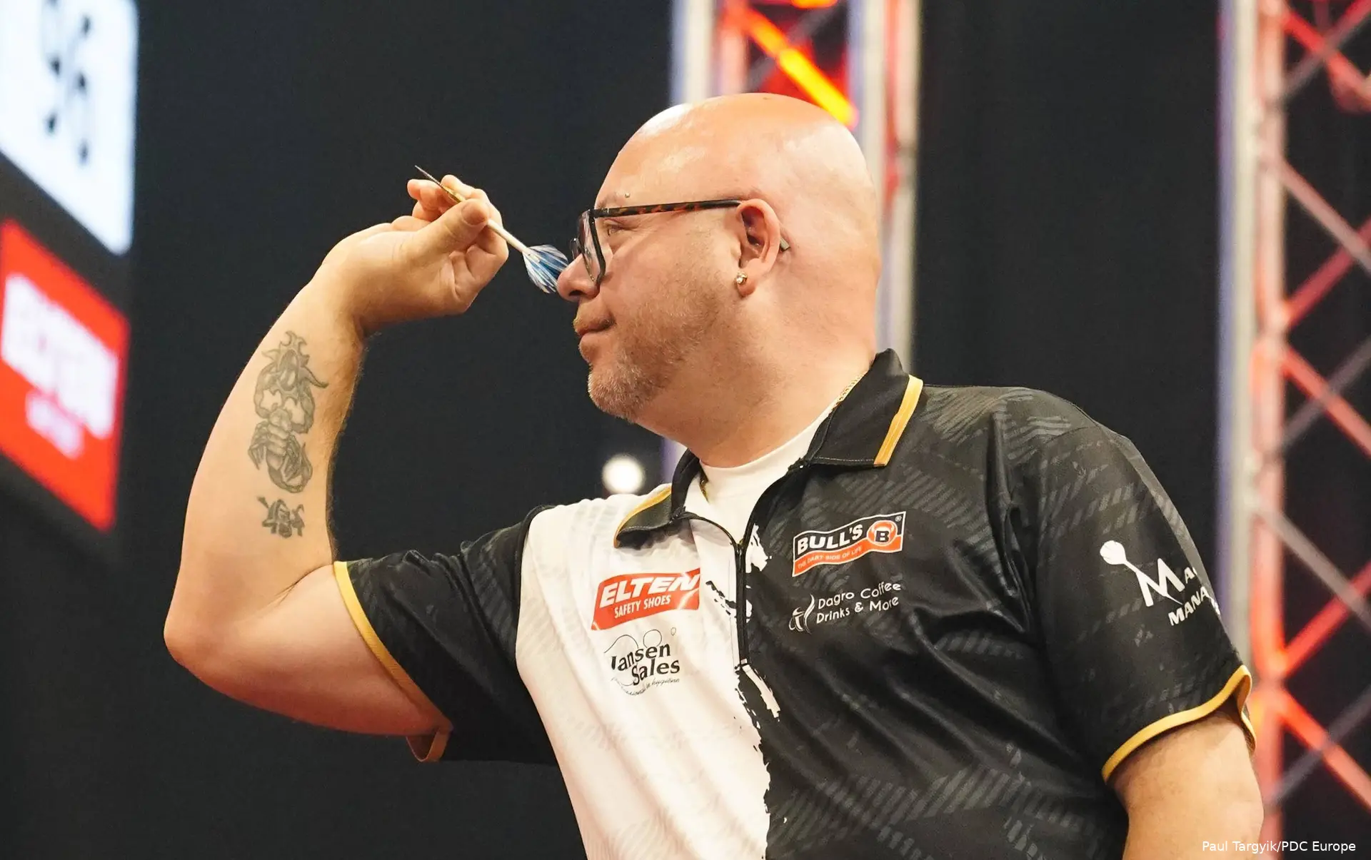 Patrick Geeraets in actie