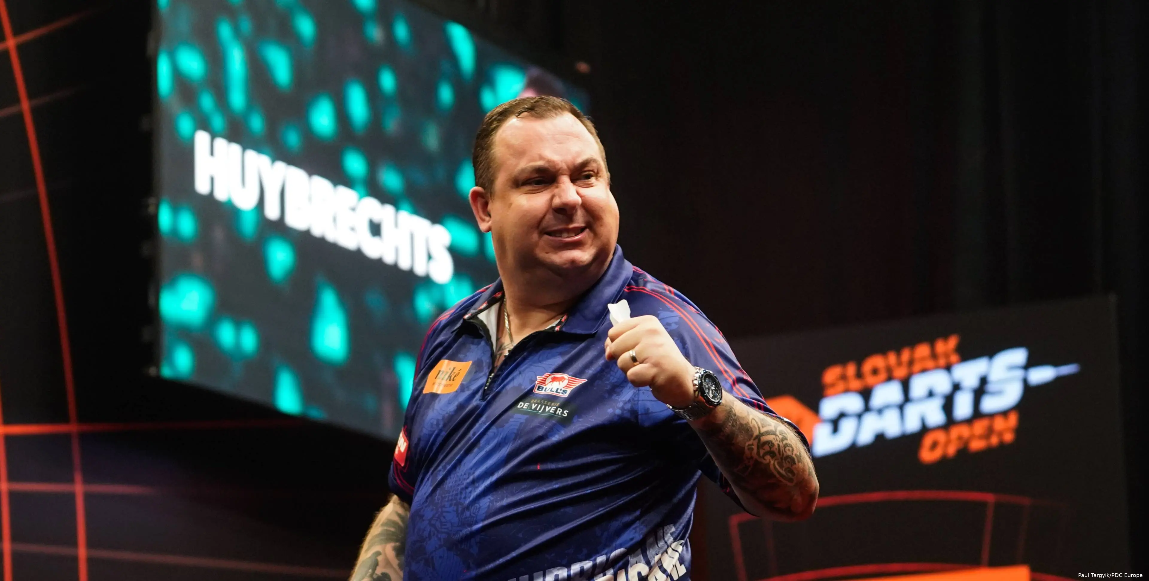 Kim Huybrechts balt de vuist
