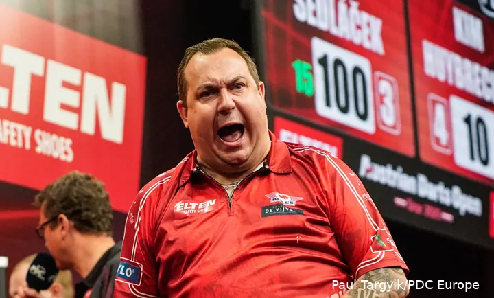Kim Huybrechts schreit seinen Jubel heraus