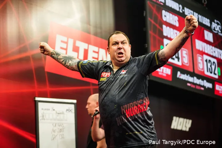 Kim Huybrechts schreit seine Emotionen heraus