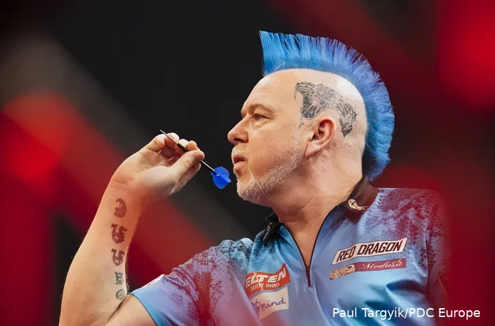 Peter 'Snakebite' Wright in actie