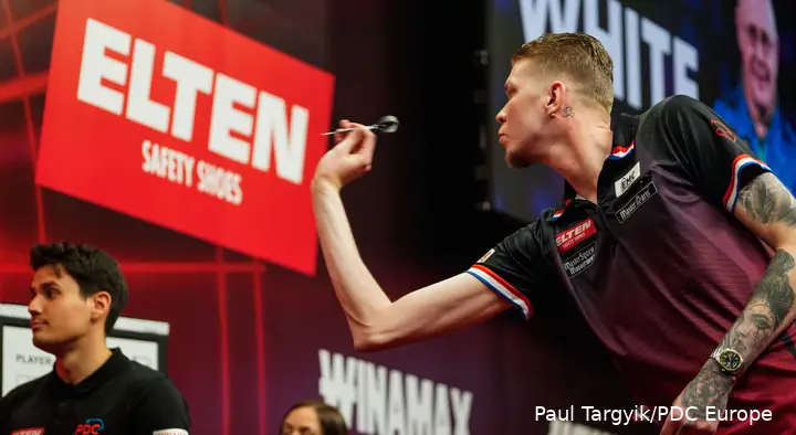 Jimmy van Schie in actie