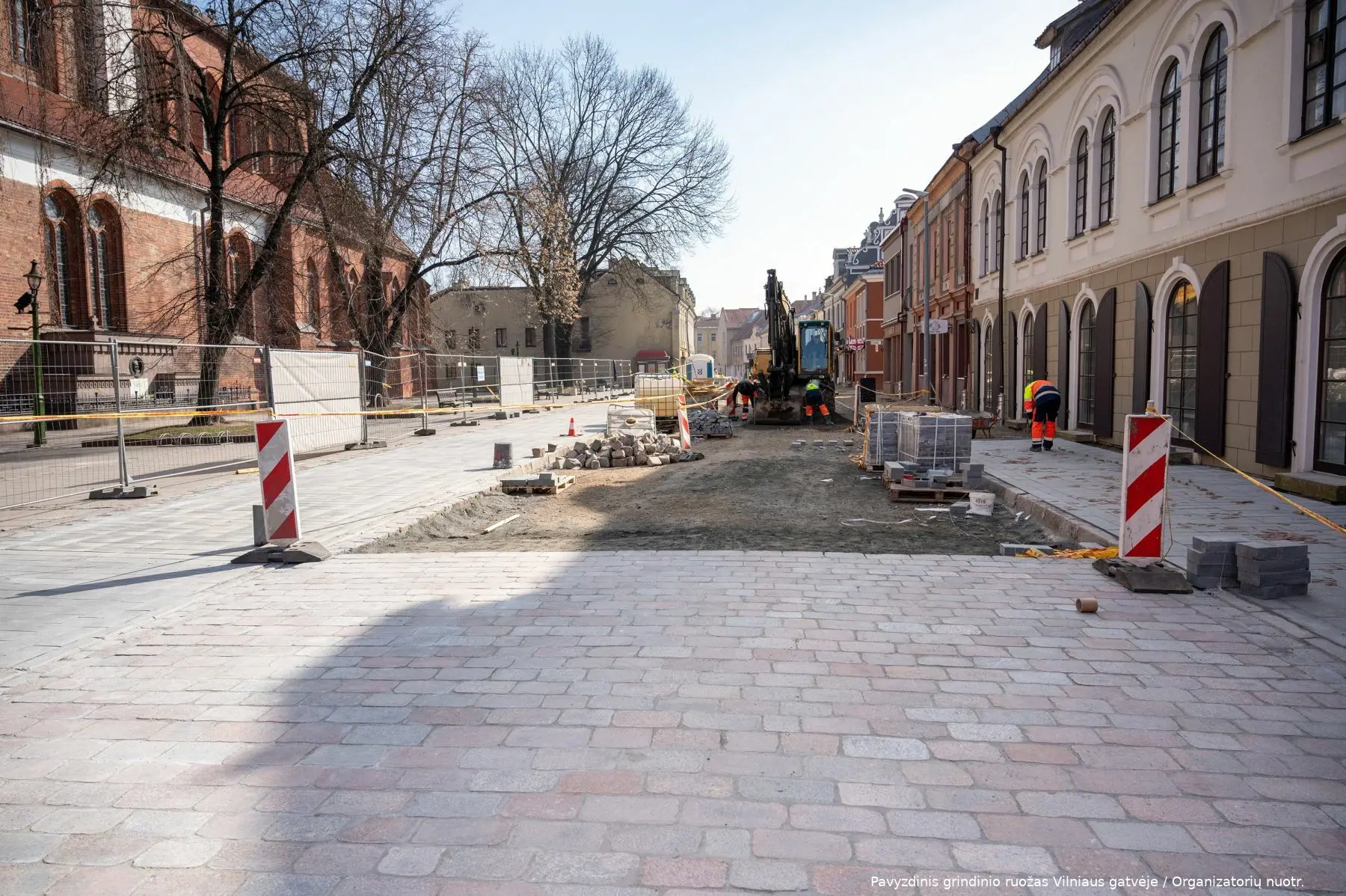pavyzdinis grindinio ruozas vilniaus gatveje